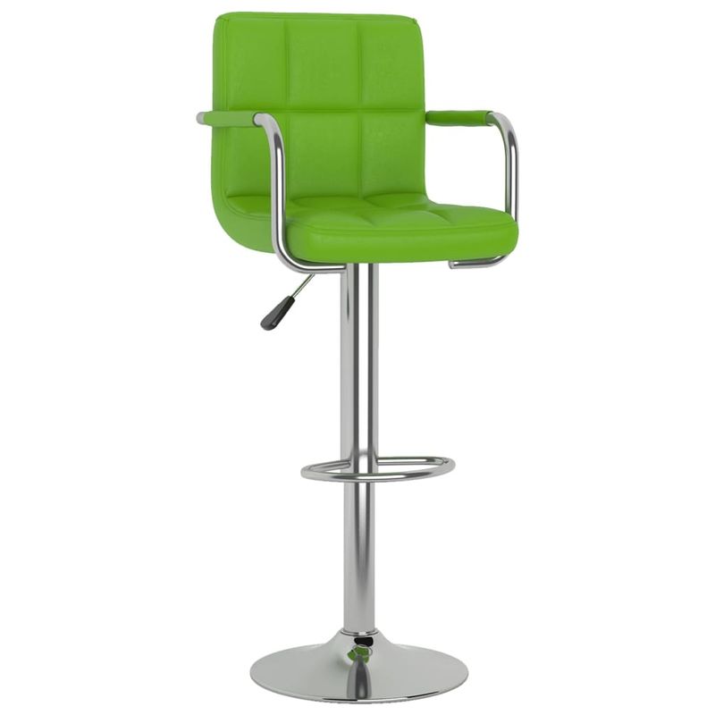 Casa si Gradina - Mobilier - Scaune si fotolii - Scaune - Scaune de bar, 2 buc., verde, piele ecologica - Infinity.ro