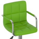 Casa si Gradina - Mobilier - Scaune si fotolii - Scaune - Scaune de bar, 2 buc., verde, piele ecologica - Infinity.ro