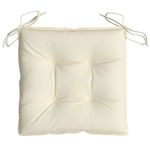 Casa si Gradina - Textile si covoare - Perne si pilote - Perne decorative - Perne de scaun, 2 buc., alb crem, 40x40x7 cm, textil oxford - Infinity.ro