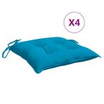 Casa si Gradina - Textile si covoare - Perne si pilote - Perne decorative - Perne de scaun 4 buc. albastru deschis 40x40x7 cm textil oxford - Infinity.ro