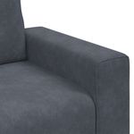 Casa si Gradina - Mobilier - Canapele si coltare - Canapele - Canapea scaun gri inchis 60 cm catifea - Infinity.ro
