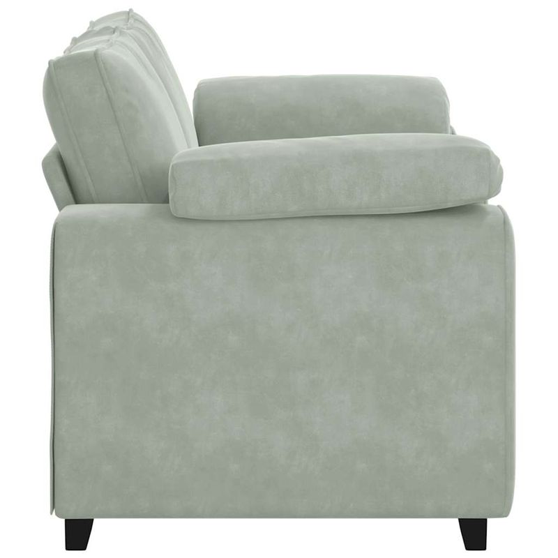 Casa si Gradina - Mobilier - Canapele si coltare - Canapele - Canapea lovesea gri deschis 120 cm catifea - Infinity.ro