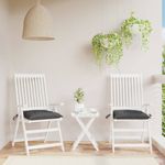 Casa si Gradina - Textile si covoare - Perne si pilote - Perne decorative - Perne de scaun, 2 buc., antracit, 40x40x7 cm, textil oxford - Infinity.ro