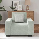 Casa si Gradina - Mobilier - Canapele si coltare - Canapele - Canapea scaun gri deschis 60 cm catifea - Infinity.ro