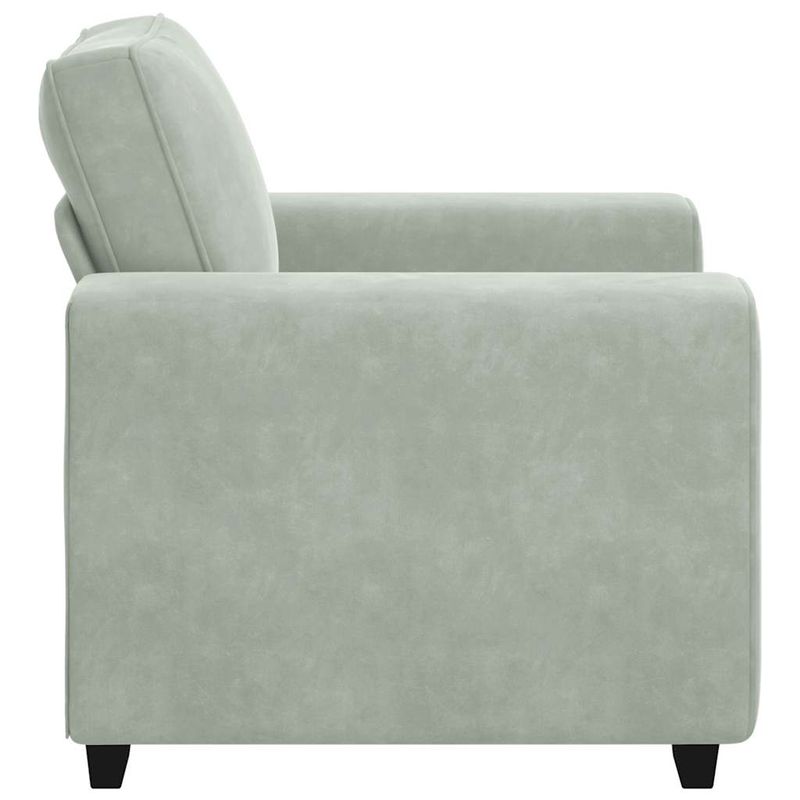 Casa si Gradina - Mobilier - Canapele si coltare - Canapele - Canapea scaun gri deschis 60 cm catifea - Infinity.ro