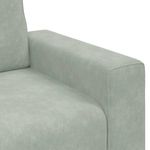 Casa si Gradina - Mobilier - Canapele si coltare - Canapele - Canapea scaun gri deschis 60 cm catifea - Infinity.ro