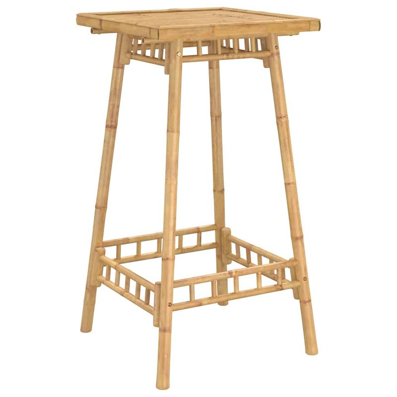 Casa si Gradina - Gradina si terasa - Mobilier exterior - Mese gradina - Masa de bar de exterior patrata 55x55x100 cm bambus - Infinity.ro