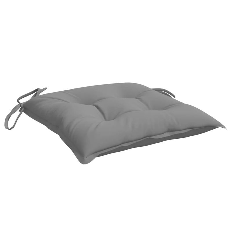 Casa si Gradina - Textile si covoare - Perne si pilote - Perne decorative - Perne de scaun, 2 buc., gri, 40x40x7 cm, textil oxford - Infinity.ro