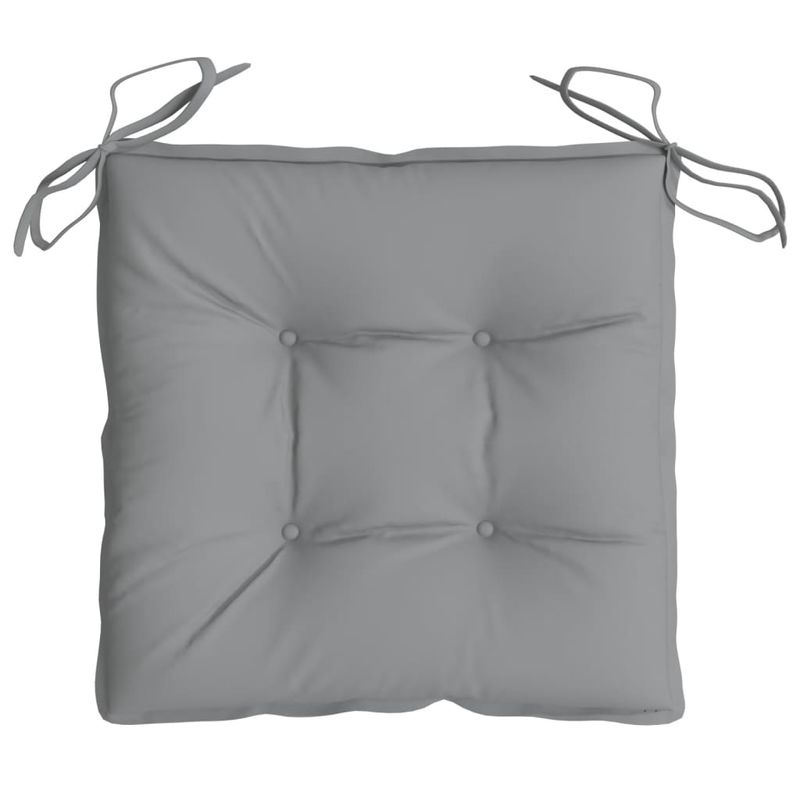 Casa si Gradina - Textile si covoare - Perne si pilote - Perne decorative - Perne de scaun, 2 buc., gri, 40x40x7 cm, textil oxford - Infinity.ro