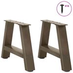 Casa si Gradina - Mobilier - Feronerie si accesorii mobila - Picioare masuta de cafea in forma A 2 buc 30x(30-31) cm otel - Infinity.ro