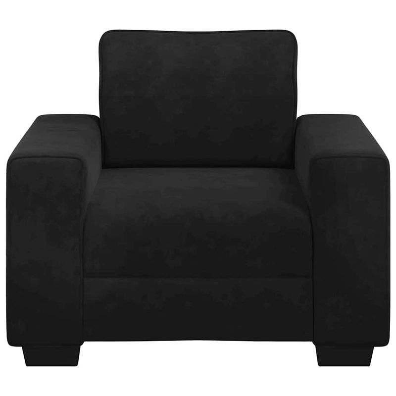 Casa si Gradina - Mobilier - Canapele si coltare - Canapele - Canapea scaun negru 60 cm catifea - Infinity.ro