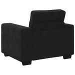 Casa si Gradina - Mobilier - Canapele si coltare - Canapele - Canapea scaun negru 60 cm catifea - Infinity.ro