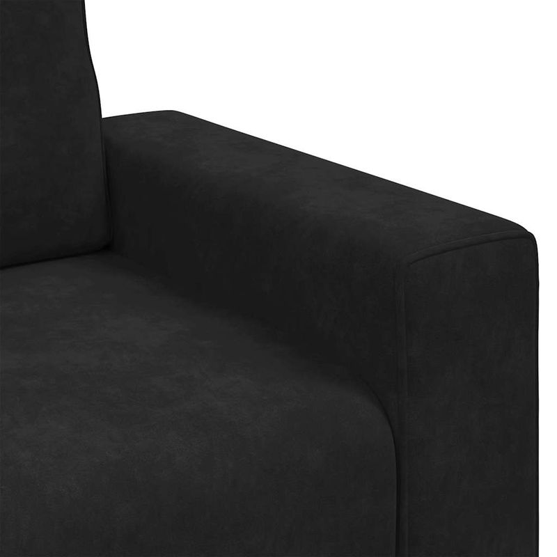 Casa si Gradina - Mobilier - Canapele si coltare - Canapele - Canapea scaun negru 60 cm catifea - Infinity.ro