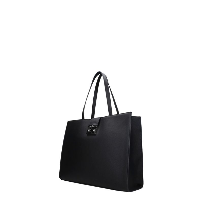 Fashion, accesorii si bijuterii - Femei - Accesorii femei - Genti si rucsacuri femei - Geanta dama shopper John Richmond Negru 37 x 29 x 12.5 cm - Infinity.ro