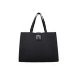 Fashion, accesorii si bijuterii - Femei - Accesorii femei - Genti si rucsacuri femei - Geanta dama shopper John Richmond Negru 37 x 29 x 12.5 cm - Infinity.ro