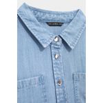 Fashion, accesorii si bijuterii - Copii - Imbracaminte copii - Rochii copii - Rochie de blugi cu volane J4RK36, 12 ani 152 CM, Albastru deschis - Infinity.ro