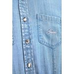 Fashion, accesorii si bijuterii - Copii - Imbracaminte copii - Rochii copii - Rochie de blugi cu volane J4RK36, 12 ani 152 CM, Albastru deschis - Infinity.ro