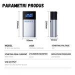 Auto si Moto - Reparatii si depanare - Redresoare - Starter Auto 12V BIRAI 4in1, 12000 mAh, 1500A, Jump Starter, Compresor, Baterie Externa, Lanterna, Kit Vulcanizare - Infinity.ro