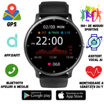 Laptop, Telefoane si Tablete - Wearables si gadgeturi - Wearables - Smartwatch-uri - Smartwatch BIRAI BR-Evolve, 1.28" Full Touch, Apeluri, Notificari, Sport, Ritm Cardiac, iOS/Android, Negru - Infinity.ro