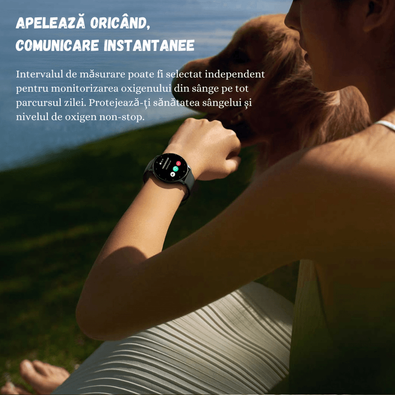 Laptop, Telefoane si Tablete - Wearables si gadgeturi - Wearables - Smartwatch-uri - Smartwatch BIRAI BR-Evolve, 1.28" Full Touch, Apeluri, Notificari, Sport, Ritm Cardiac, iOS/Android, Negru - Infinity.ro