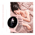 Laptop, Telefoane si Tablete - Wearables si gadgeturi - Wearables - Smartwatch-uri - Smartwatch BIRAI BR-Evolve, 1.28" Full Touch, Apeluri, Notificari, Sport, Ritm Cardiac, iOS/Android, Roz - Infinity.ro