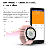 Laptop, Telefoane si Tablete - Wearables si gadgeturi - Wearables - Smartwatch-uri - Smartwatch BIRAI BR-Evolve, 1.28" Full Touch, Apeluri, Notificari, Sport, Ritm Cardiac, iOS/Android, Roz - Infinity.ro