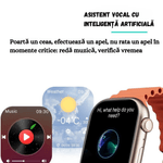 Laptop, Telefoane si Tablete - Wearables si gadgeturi - Wearables - Smartwatch-uri - Smartwatch BIRAI X10 Pro 3, Full Touch, NFC, Apeluri, Notificari, Ritm Cardiac, Fitness, iOS/Android, Gri - Infinity.ro