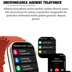 Laptop, Telefoane si Tablete - Wearables si gadgeturi - Wearables - Smartwatch-uri - Smartwatch BIRAI X10 Pro 3, Full Touch, NFC, Apeluri, Notificari, Ritm Cardiac, Fitness, iOS/Android, Roz - Infinity.ro