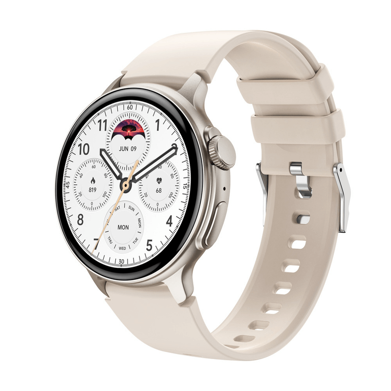 Laptop, Telefoane si Tablete - Wearables si gadgeturi - Wearables - Smartwatch-uri - Smartwatch BIRAI, 1.43" AMOLED Full Touch, Apeluri, Notificari, Sport, Ritm Cardiac, iOS/Android, Waterproof, Gri - Infinity.ro