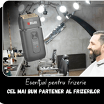 Ingrijire personala si Cosmetice/Aparate & accesorii ingrijire personala/Aparate de ras si tuns/Aparate de ras electrice - Aparat Ras Electric Profesional BIRAI Evo, 7000 RPM, Trimmer, LED, USB, Lame Duble, Umed/Uscat, Rezistent Apa, Gri - Infinity.ro