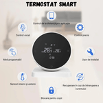 Casa si Gradina - Termice - Centrale termice si accesorii - Accesorii incalzire - Termostat Inteligent BIRAI®, WiFi, Tuya/Smart Life, Alexa/Google, Centrala, Receiver, Control Vocal, Programabil, Alb - Infinity.ro