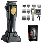 Ingrijire personala si Cosmetice - Aparate & accesorii ingrijire personala - Aparate de ras si tuns - Aparate de tuns - Masina Tuns Profesionala BIRAI Sonic, 7000 RPM, LED, USB, Rezistenta Apa, Lame Titan, Negru, Salon, Precizie, Ergonomica - Infinity.ro