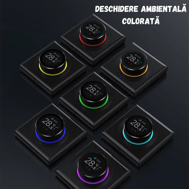 Casa si Gradina - Termice - Centrale termice si accesorii - Accesorii incalzire - Termostat Inteligent BIRAI®, Wi-Fi, Tuya, Programare Saptamanala, Centrala Gaz, Alexa/Google, Afisaj Complet, Negru - Infinity.ro