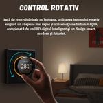 Casa si Gradina - Termice - Centrale termice si accesorii - Accesorii incalzire - Termostat Inteligent BIRAI®, Wi-Fi, Tuya, Programare Saptamanala, Centrala Gaz, Alexa/Google, Afisaj Complet, Alb - Infinity.ro