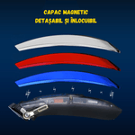 Ingrijire personala si Cosmetice - Aparate & accesorii ingrijire personala - Aparate de ras si tuns - Aparate de tuns - Masina Tuns Profesionala, 10.000 RPM, LED, Lame Titan, Zero Gap, USB Rapid, Rezistenta Apa, Albastra - Infinity.ro
