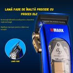 Ingrijire personala si Cosmetice - Aparate & accesorii ingrijire personala - Aparate de ras si tuns - Aparate de tuns - Masina Tuns Profesionala, 10.000 RPM, LED, Lame Titan, Zero Gap, USB Rapid, Rezistenta Apa, Albastra - Infinity.ro
