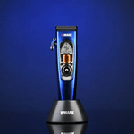Ingrijire personala si Cosmetice - Aparate & accesorii ingrijire personala - Aparate de ras si tuns - Aparate de tuns - Masina Tuns Profesionala, 10.000 RPM, LED, Lame Titan, Zero Gap, USB Rapid, Rezistenta Apa, Albastra - Infinity.ro
