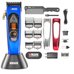 Ingrijire personala si Cosmetice - Aparate & accesorii ingrijire personala - Aparate de ras si tuns - Aparate de tuns - Masina Tuns Profesionala, 10.000 RPM, LED, Lame Titan, Zero Gap, USB Rapid, Rezistenta Apa, Albastra - Infinity.ro