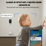 Casa si Gradina - Mobilier - Mobilier copii - Monitoare video copii - Baby Monitor WiFi BIRAI WatchMe 2in1, UltraHD, Night Vision, Audio Dual, Senzor Miscare, App Control, Alb - Infinity.ro
