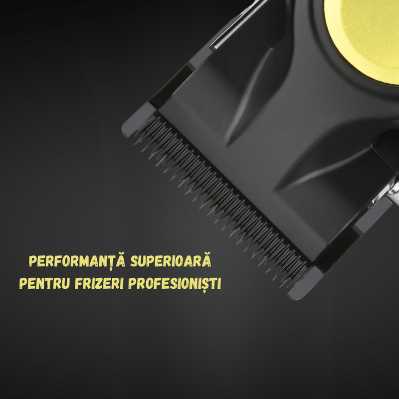 Ingrijire personala si Cosmetice - Aparate & accesorii ingrijire personala - Aparate de ras si tuns - Aparate de tuns - Masina Tuns Profesionala BIRAI Royal, 8000 RPM, LED, USB, Lame Titan, Negru, Rezistenta Apa, Precizie, Salon - Infinity.ro