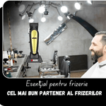 Ingrijire personala si Cosmetice - Aparate & accesorii ingrijire personala - Aparate de ras si tuns - Aparate de tuns - Masina Tuns Profesionala BIRAI Royal, 8000 RPM, LED, USB, Lame Titan, Negru, Rezistenta Apa, Precizie, Salon - Infinity.ro