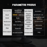 Ingrijire personala si Cosmetice - Aparate & accesorii ingrijire personala - Aparate de ras si tuns - Aparate de tuns - Masina Tuns Profesionala BIRAI Royal, 8000 RPM, LED, USB, Lame Titan, Negru, Rezistenta Apa, Precizie, Salon - Infinity.ro