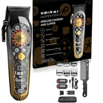 Ingrijire personala si Cosmetice - Aparate & accesorii ingrijire personala - Aparate de ras si tuns - Aparate de tuns - Masina Tuns Profesionala BIRAI ROULETTE, 9000 RPM, Lame Titan, LED, Wireless, USB, 300 Min, Rezistenta Apa, Negru - Infinity.ro