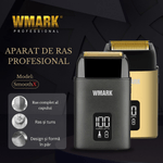 Ingrijire personala si Cosmetice - Aparate & accesorii ingrijire personala - Aparate de ras si tuns - Aparate de ras electrice - Aparat Ras Electric Profesional BIRAI SmoothX, 8100 RPM, LED, USB, Lame Duble, Umed/Uscat, Smart Care, Waterproof, Negru - Infinity.ro