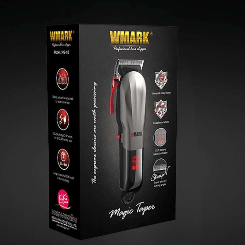 Ingrijire personala si Cosmetice - Aparate & accesorii ingrijire personala - Aparate de ras si tuns - Aparate de tuns - Masina Tuns Profesionala BIRAI Prestige, 7000 RPM, LED, USB, Lame Titan, Negru, Precizie, Salon, Multifunctionala - Infinity.ro