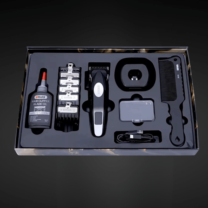 Ingrijire personala si Cosmetice - Aparate & accesorii ingrijire personala - Aparate de ras si tuns - Aparate de tuns - Masina de Tuns Profesionala BIRAI Golden Mirage, 9000 RPM, LED, USB, Rezistenta la Apa, Lame Titan, Gold - Infinity.ro