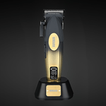 Ingrijire personala si Cosmetice - Aparate & accesorii ingrijire personala - Aparate de ras si tuns - Aparate de tuns - Masina de Tuns Profesionala BIRAI Golden Mirage, 9000 RPM, LED, USB, Rezistenta la Apa, Lame Titan, Gold - Infinity.ro