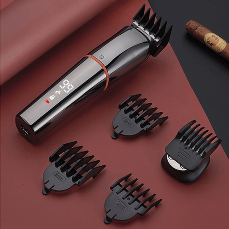 Ingrijire personala si Cosmetice - Aparate & accesorii ingrijire personala - Aparate de ras si tuns - Seturi complete de ras & tuns - Masina Tuns si Ras 6in1 BIRAI LK-860, LED, Lame Titan, USB, 99 Min, Rezistenta Apa, Trimer, Shaver, Argintiu - Infinity.ro