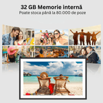 TV, Audio-Video si Foto - Aparate foto si accesorii - Accesorii foto si video - Rame foto digitale - Rama Foto Digitala WiFi BIRAI Y101, 10.1", Touch, 32GB, HD IPS, Frameo, USB, microSD, Poze/Video, Negru - Infinity.ro