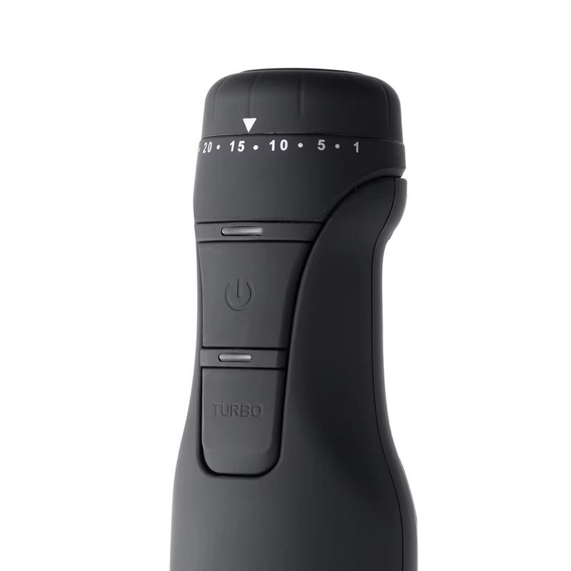 Electronice si Electrocasnice - Electrocasnice bucatarie - Mixere, tocatoare & roboti de bucatarie - Blendere si mini tocatoare - Blender vertical de mana, RAF R780, 1500W, 12000rpm, 4 lame, din otel inoxidabil, 42x6cm, negru - Infinity.ro